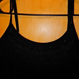 Women's Camisole With Jeweled Neckline And Adjustable Straps